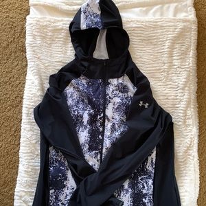 Under Armour zip up lightweight jacket.